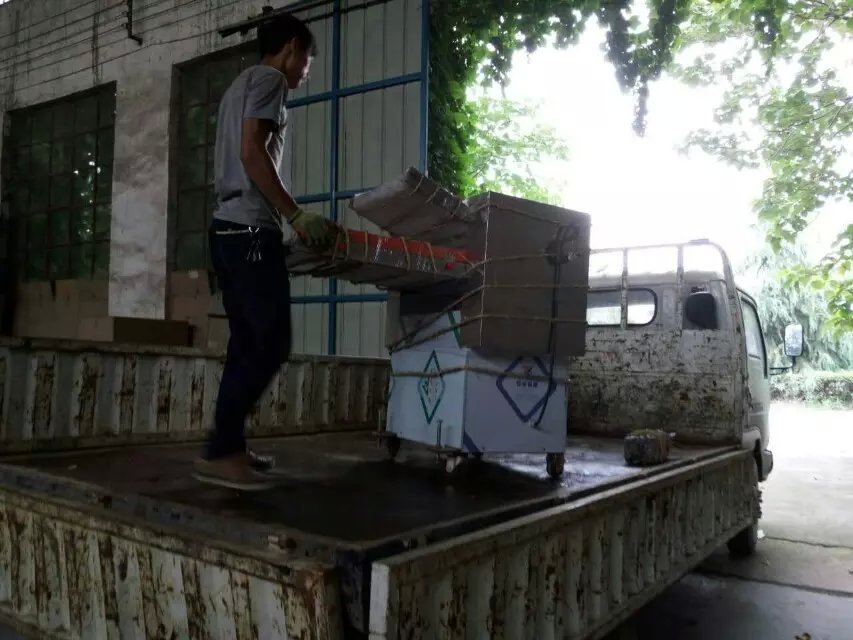 全自動揉壓機裝車